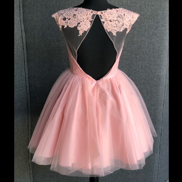 NWT Sherri Hill Prom Dress - Blush - Picture 3 of 8